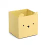 Zeller Bear Aufbewahrungsbox Gelb 28 x 28 x 28 cm 14491
