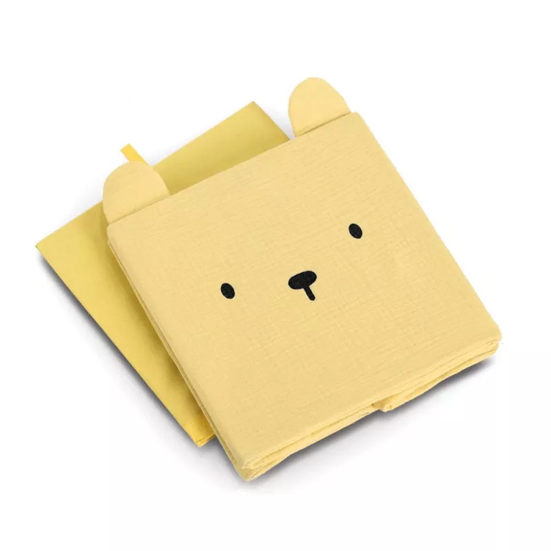 Zeller Bear Aufbewahrungsbox Gelb 28 x 28 x 28 cm 14491