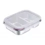 Westmark Edelstahl Lunchbox 450+280 ml, Silber 23722270