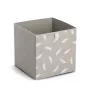 Zeller Feather Aufbewahrungsbox Taupe 32 x 32 x 32 cm 14537