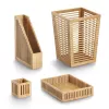 Zeller Bambus Stiftehalter Braun 8x8x8 cm 15201