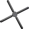 WESTMARK Untersetzer Topfuntersetzer Schwarz 18 cm 15632270