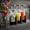 APS LINES Glaskaraffe 1,0 Liter Klar mit Korkdeckel, Rippenstruktur 10726