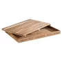 APS LETTER Brotschneidebrett 480x340x30 mm Akazienholz mit herausnehmbarer Krümelschublade