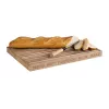 APS LETTER Brotschneidebrett 480x340x30 mm Akazienholz mit herausnehmbarer Krümelschublade