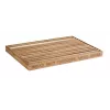 APS LETTER Brotschneidebrett 480x340x30 mm Akazienholz mit herausnehmbarer Krümelschublade