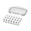 APS Eiswürfelbox mit Deckel, Transparent/Grau, 2er-Set, Polypropylen, spülmaschinenfest 36103