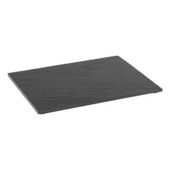 APS Natur-Schieferplatte VALO, 325 x 265 mm, Anthrazit, 6-9 mm dick, möbelfreundliche Füße, 1 Stück 1003