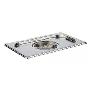APS GN 1/4 Deckel 265 x 162 x 30 mm Edelstahl, ohne Löffelaussparung, spülmaschinenfest - 1 Stück 81495