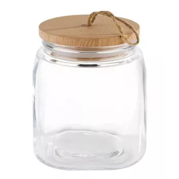 APS Woody 2L Glasvorratsglas mit Akazienholzdeckel 82256