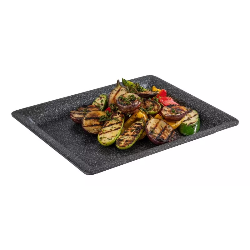 APS FROSTFIRE GN 1/2 Aluminium-Antihaft-Backblech, Silber-Schwarz, 325 x 265 mm 30501