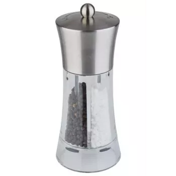 APS 40545 2-in-1 Salz- und Pfeffermühle 18,5 cm Edelstahl Acryl