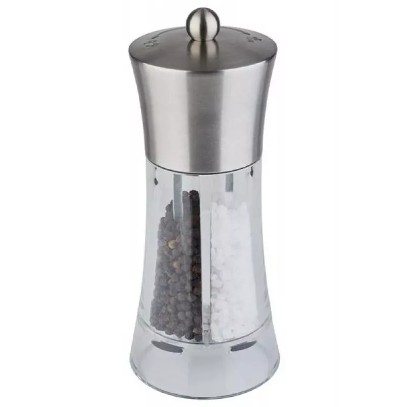 APS 40545 2-in-1 Salz- und Pfeffermühle 18,5 cm Edelstahl Acryl
