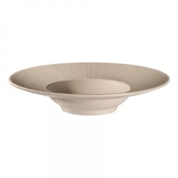 APS NERO Pastateller, 290 mm, Sand Melamin, stapelbar, spülmaschinenfest, hitzebeständig (1 Stück) 85406