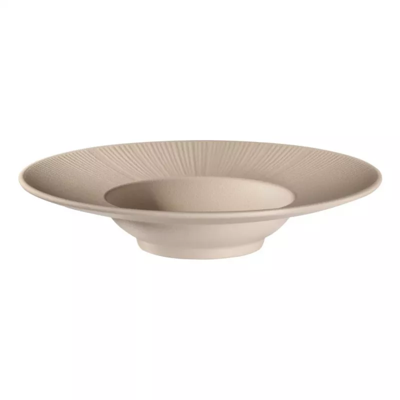 APS NERO Pastateller, 290 mm, Sand Melamin, stapelbar, spülmaschinenfest, hitzebeständig (1 Stück) 85406