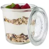 APS Weckglas mit Deckel, konische Form, 290 ml, 6-teiliges Set, Durchmesser 90 mm, Höhe 90 mm (82352)