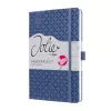 SIGEL Jolie 2027 Buchkalender A5 Indigo Blau, Wochenkalender, fadengebunden, Soft-Touch-Einband 7J101