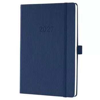 SIGEL Conceptum 2027 Dunkelblauer Buchkalender A5 Wochenplaner C2762