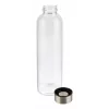 APS 0,55L Glas-Trinkflasche mit Edelstahl-Schraubverschluss 66907