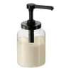 APS DISPENSA 1,7L Glas-Dosierspender, Transparent/Schwarz 93290