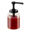 APS DISPENSA 1,7L Glas-Dosierspender, Transparent/Schwarz 93290
