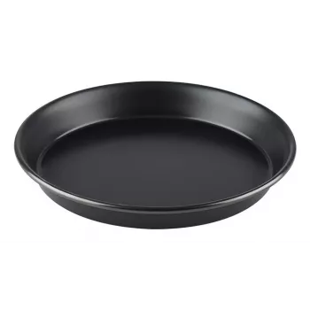 APS Pizza-Backblech, rund, 180 mm, Schwarz Blaustahl, unbeschichtet, 1 Stück 73502