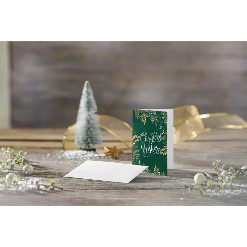 SIGEL DS092 Weihnachtskarten 'Christmas Wishes', DIN A6, 25 Stück