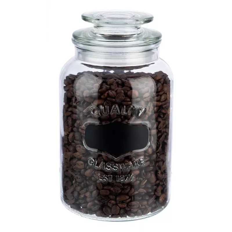 APS Vorratsglas 1,5L Glas mit Glasdeckel und Silikondichtung 82267