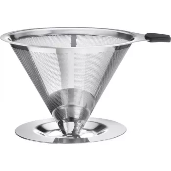 WESTMARK Brasilia Permanent-Kaffeefilter Größe 4, Edelstahlgewebe, Schwarz 24502260