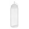 APS Quetschflasche 1025 ml Transparent Polyethylen mit Schraubverschluss und Verschlusskappe - 1 Stück (93259)