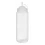APS Quetschflasche 1025 ml Transparent Polyethylen mit Schraubverschluss und Verschlusskappe - 1 Stück (93259)