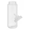 APS Quetschflasche 1025 ml Transparent Polyethylen mit Schraubverschluss und Verschlusskappe - 1 Stück (93259)