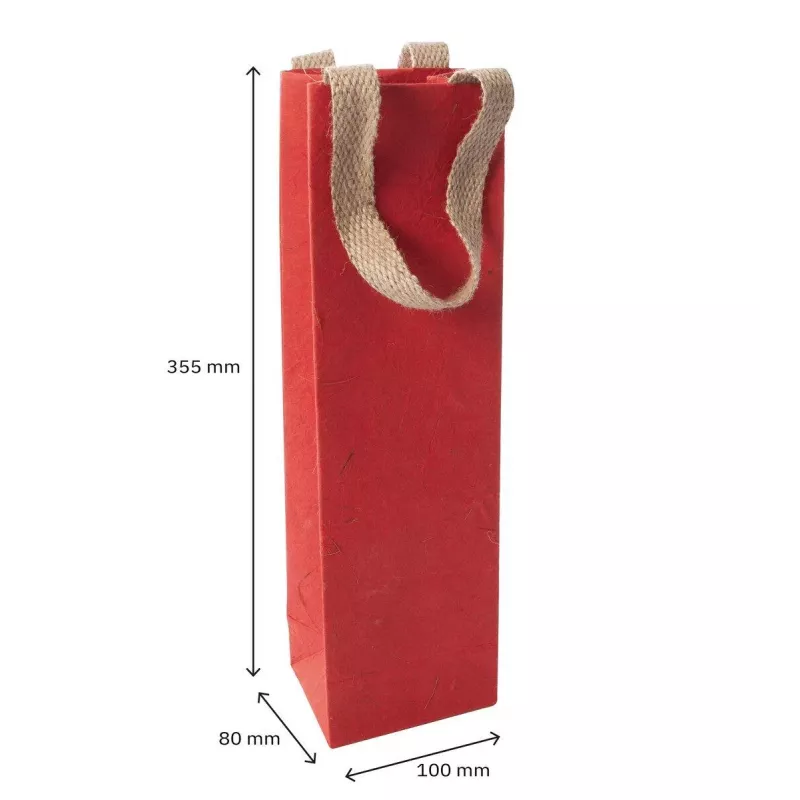 SIGEL Red Coco Papier-Geschenktüten, 10 x 35,5 cm, 5er-Pack (ET012)
