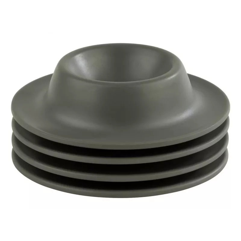 APS EGGY Eierbecher-Set mit 4 Stück, Melamin, Grau, 85 mm Durchmesser, spülmaschinenfest 85296