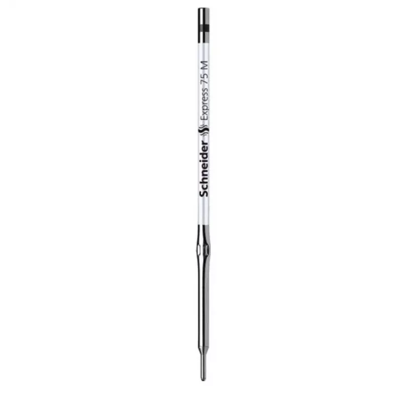 Schneider Express 75 Kugelschreiber – Schwarz Metallic Edelstahl, Medium 7511