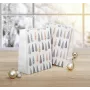 Sigel GT123 Geschenktüten, Tannenbaum-Motiv, 26 x 33 cm, 5er-Set