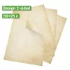 SIGEL DP983 Vintage Design Papier-Set DIN A4 90 g/m² Beige 75 Blatt