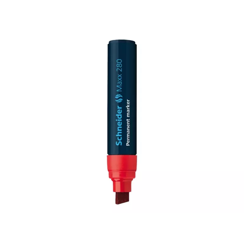 Schneider Maxx 280 Permanentmarker Rot Keilspitze 4-12 mm 128002