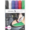 Schneider Paint-It 320 V1 Acrylmarker-Set, 6 verschiedene Farben, 4,0 mm Rundspitze 120295