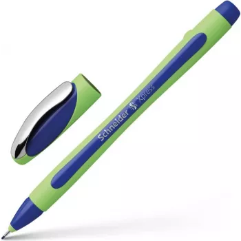 Schneider Xpress Fineliner Stift Blau - Wasserbasierte Tinte, 0,8 mm Faserspitze 19003