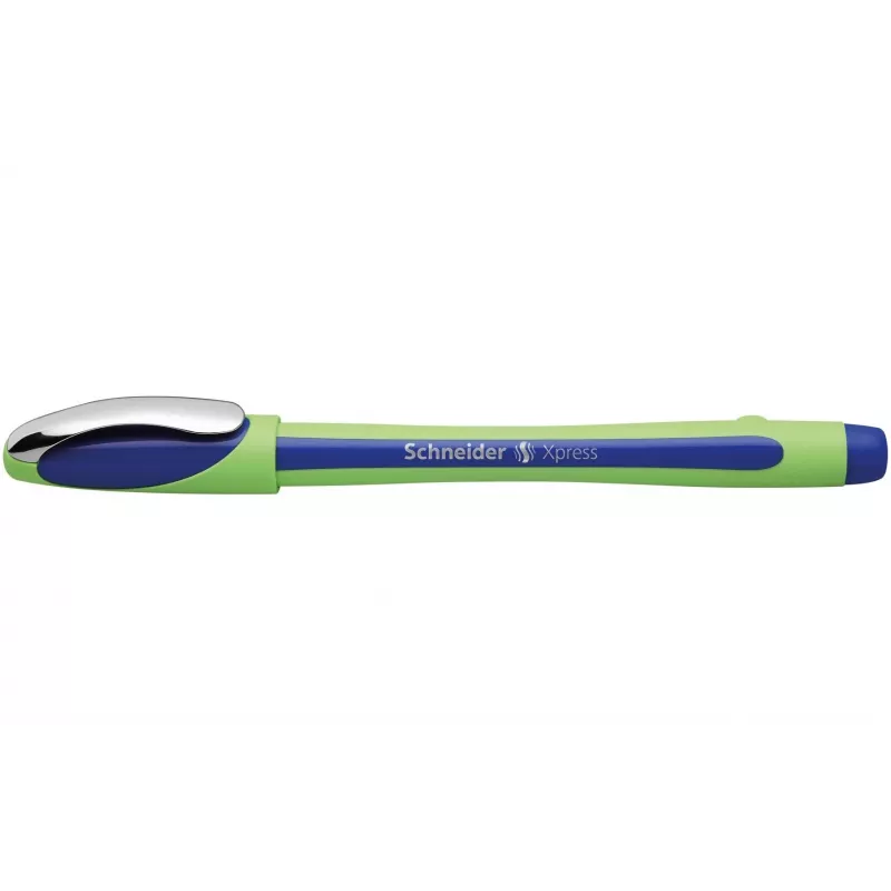 Schneider Xpress Fineliner Stift Blau - Wasserbasierte Tinte, 0,8 mm Faserspitze 19003