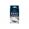 Schneider Edding One Business Stick Kugelschreiber, Schwarz/Blau/Grün/Rot, 4er-Pack 183094