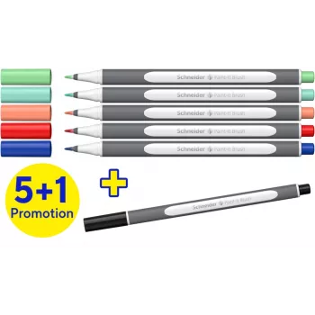 Schneider Paint-It 070 Filzstift-Set verschiedene Farben 6 Stk. ML07010503