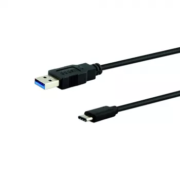 E+P CC323/05 USB 2.0 Typ-A auf Typ-C Kabel 0,5m Schwarz