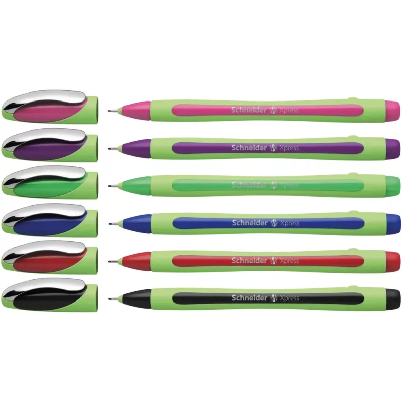 Schneider Xpress Fineliner verschiedene Farben 0,8 mm (6er-Pack) 190086