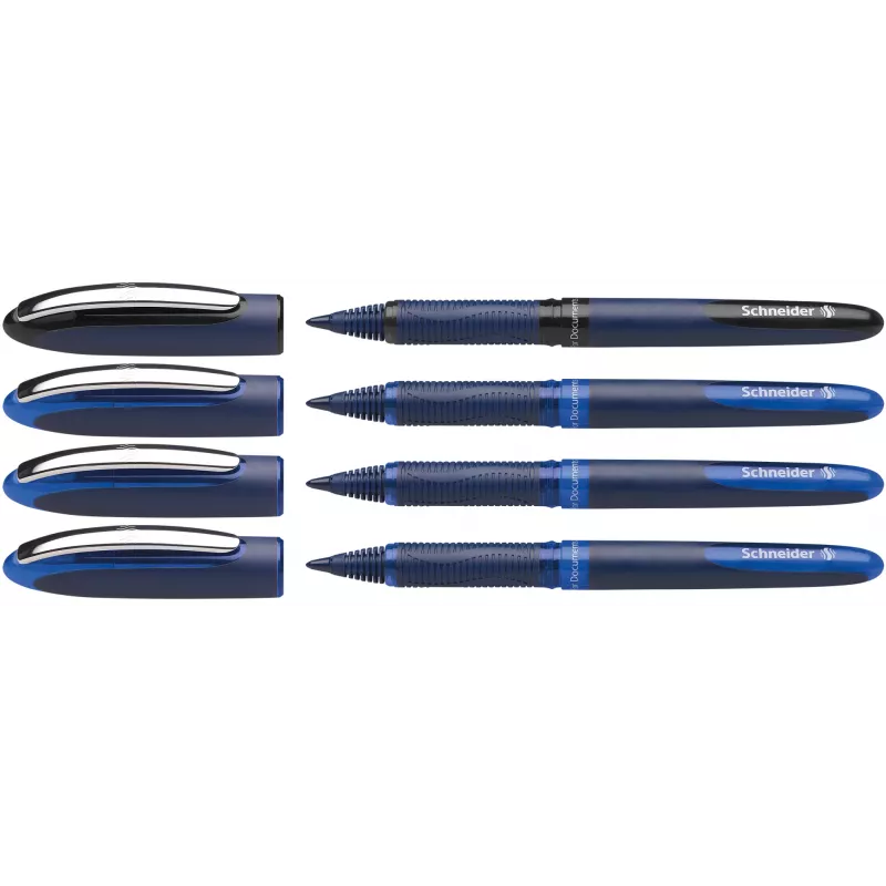 Schneider One Business Tintenroller 0,6 mm Blau (4er-Pack) 183084