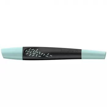 Schneider Breeze Tintenroller Schwarz-Minze 0,6 mm blaue Tinte (188815)