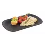 APS NERO GN 1/4 Servierplatte, Melamin, Schwarz, 265 x 162 x 25 mm 85281