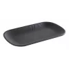 APS NERO GN 1/4 Servierplatte, Melamin, Schwarz, 265 x 162 x 25 mm 85281
