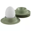 APS EGGY Eierbecher-Set mit 4 Stück, grünes Melamin, 85 mm Durchmesser, spülmaschinenfest 85295